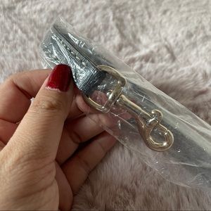 Dooney & Bourke Grey Saffiano Leather Strap